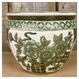 Vintage Japanese Imari Cachepot - Fishbowl 5.5"X6"