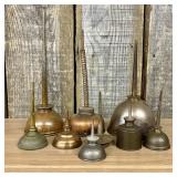 Vintage Thumb Pump Oilers And Miniature Oil Cans 4