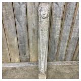 Concrete Figural Garden Sculpture 5"X6"X52"