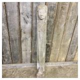 Concrete Figural Garden Sculpture 5"X6"X52"