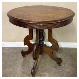 Antique Victorian-style Parlor or Side Table showc