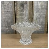 Vintage Hofbauer Byrdes Crystal Basket 6'X11'