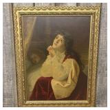 Art Board Painting After 1867 Oil Painting "Matern