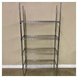 Chrome Wire Shelving Unit - 18"Dx36"Wx73"