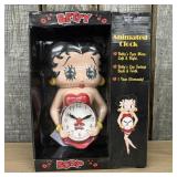 Betty Boop Animated Clock  -  3"x10"x14"