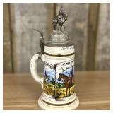 Hand Painted West German Regimental Beer Stein, Vi