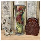 Vintage-style Home Decor includes a Colorful Stain