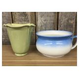 This Lot features a  Vintage Rockwood Green Cerami