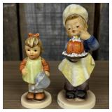 Pair Of Vintage Hummel Porcelain Figurines, 'Baker