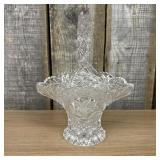 Vintage Hofbauer Byrdes Crystal Basket 6"X11"