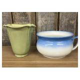 This Lot features a  Vintage Rockwood Green Cerami