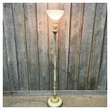 Vintage Torchiere Floor Lamp, likely dating from t