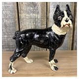 Antique Hubley Style Cast Iron Boston Terrier Door