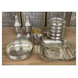 Collection of Vintage Silver-Plated/Pewter Holloww