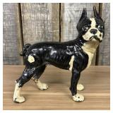 Antique Hubley Style Cast Iron Boston Terrier Door