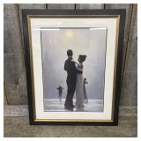 Framed Art Print Titled "Dance Me To The End Of Lo