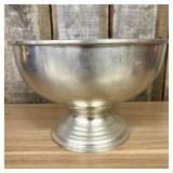 Paul Revere Style Large Pewter Bowl By Woodbury Pe