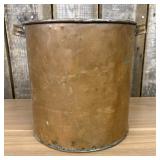 Antique Copper Bucket - Vessel 12'X11'