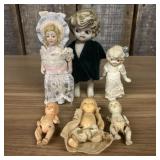 This Lot Features a Collection of Vintage Bisque D