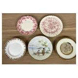 Collection of Vintage Porcelain Plates " Include
