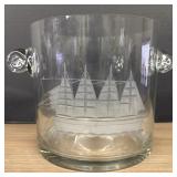 Vintage Toscany Glass Ice Bucket Or Champagne Comp