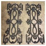 Victorian-style Cast Iron Panels commonly used for