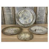 Collection of Assorted Vintage Silver-Plated Servi