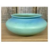 Van Briggle Pottery Turquoise Matte Glaze Bowl - C