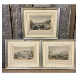 Antique Colored Lithographs from the "Album of Vir