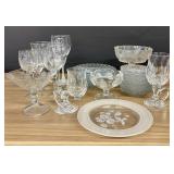 Collection of Assorted Vintage Glassware Includes