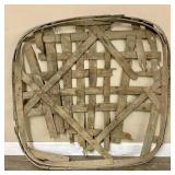Antique Tobacco Basket, BIG SHELBY TOB  -  40"x41"