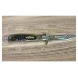 Case XX 6111 1/2 Cheetah Rootbeer Bone Swing Guard