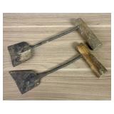 Pair Of Antique Tobacco Leaf Cutter Stalk Splitter