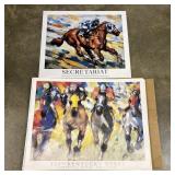 Two Official Commemorative Horse Racing Posters fr