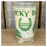 Vintage Kentucky Derby Mint Julep Glasses Green Fr