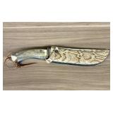 Custom Handmade Bowie Knife featuring an Authentic