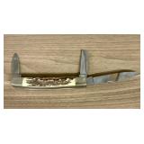 Browning Stag Handle Stockmans Pocket Knife, made