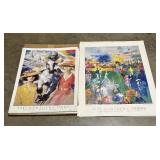 Two Official Commemorative Posters for Major Horse
