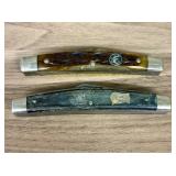 Two Vintage Multi-blade Folding Pocket Knives, bot