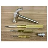 Nesting Multi-Tool Set, 3 In 1 Hammer and Screwdri