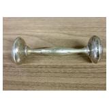 Sterling Silver Baby Rattle, 22g - 4"