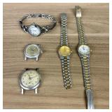 Lot Featuring Several Vintage Timepieces, ranging