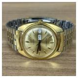 Vintage Timex Q Quartz watch from the late 1970s,