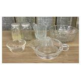 Collection Of Early Kitchen Glassware Including Ju
