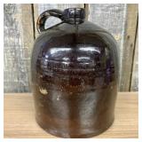 Antique Brown Stoneware Jug, from the late 19th to
