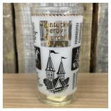 Vintage 1966 Kentucky Derby Souvenir Mint Julep Gl