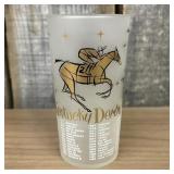 Vintage 1957 Kentucky Derby Souvenir Mint Julep Gl