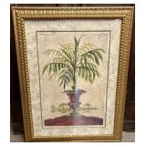 Large, Ornate Framed Art Print featuring a tropica