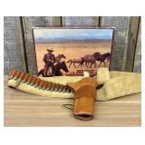 John Wayne Commemorative Holster & Gun Belt Set, a
