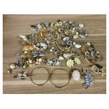 Large Lot Of Vintage And Assorted Costume Jewelry